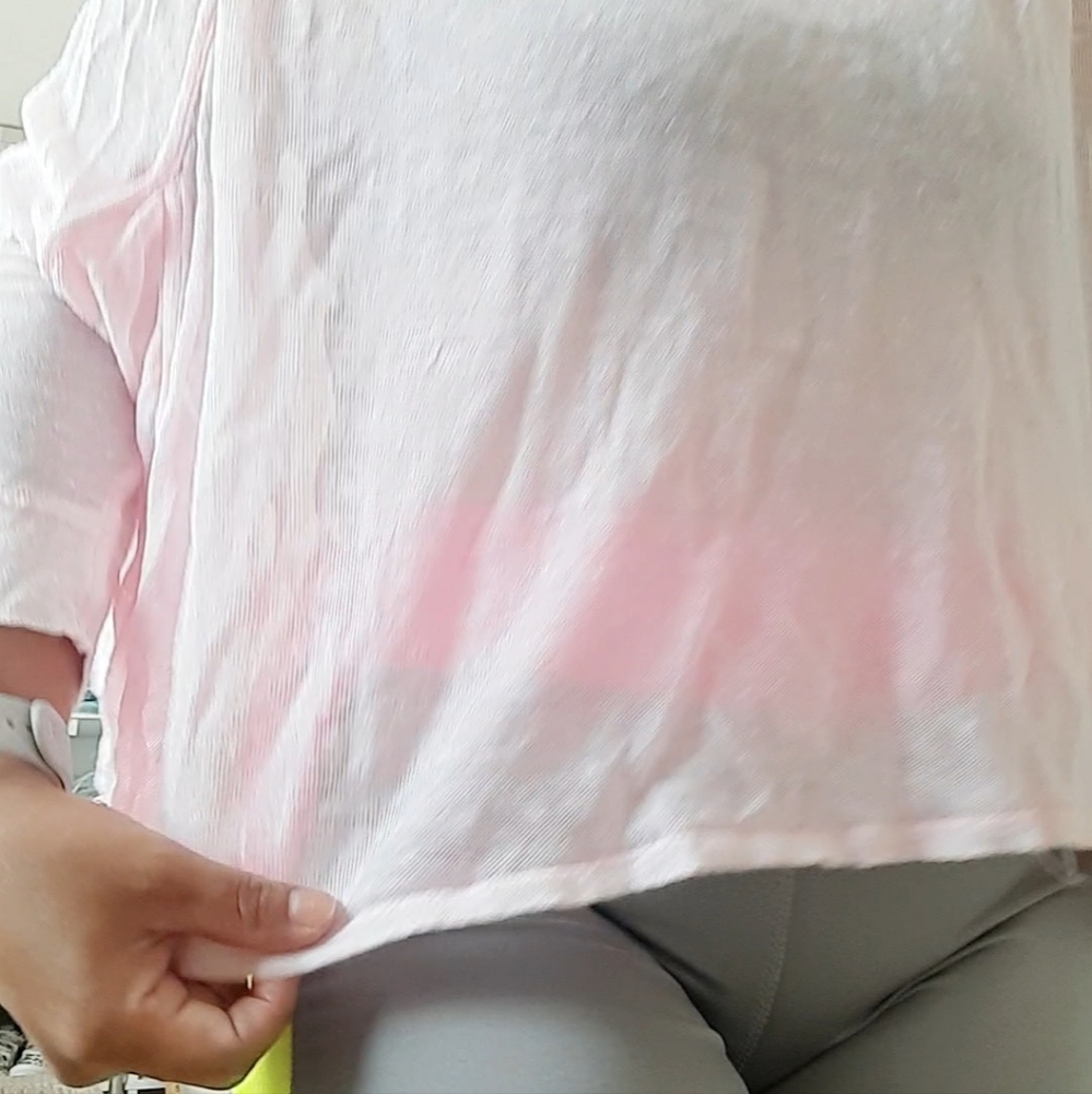 We The Free Pink Oversized Lightweight Knit Small Top - Picture 4 of 16
